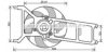 AVA QUALITY COOLING PE7536 Fan, radiator